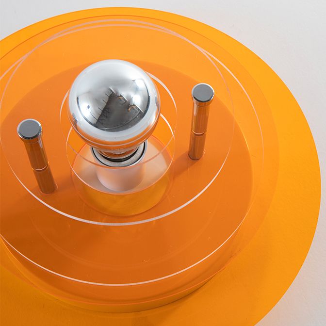 Multi-Layer Wall Sconce Lamp Nordic Acrylic 1-Light Bedroom Wall Light Fixture