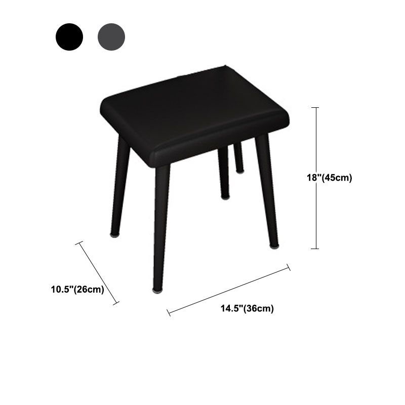Contemporary Stone Top Vanity Set with Storage in Black/Grey