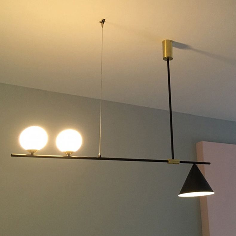 Globe Chandeliers Island Lights Modern Metal 3 Light Pendant Chandeliers