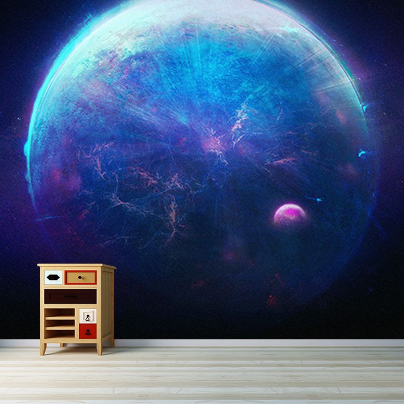 Environment Friendly Wall Mural Wallpaper Planets Sitting Room Wall Mural