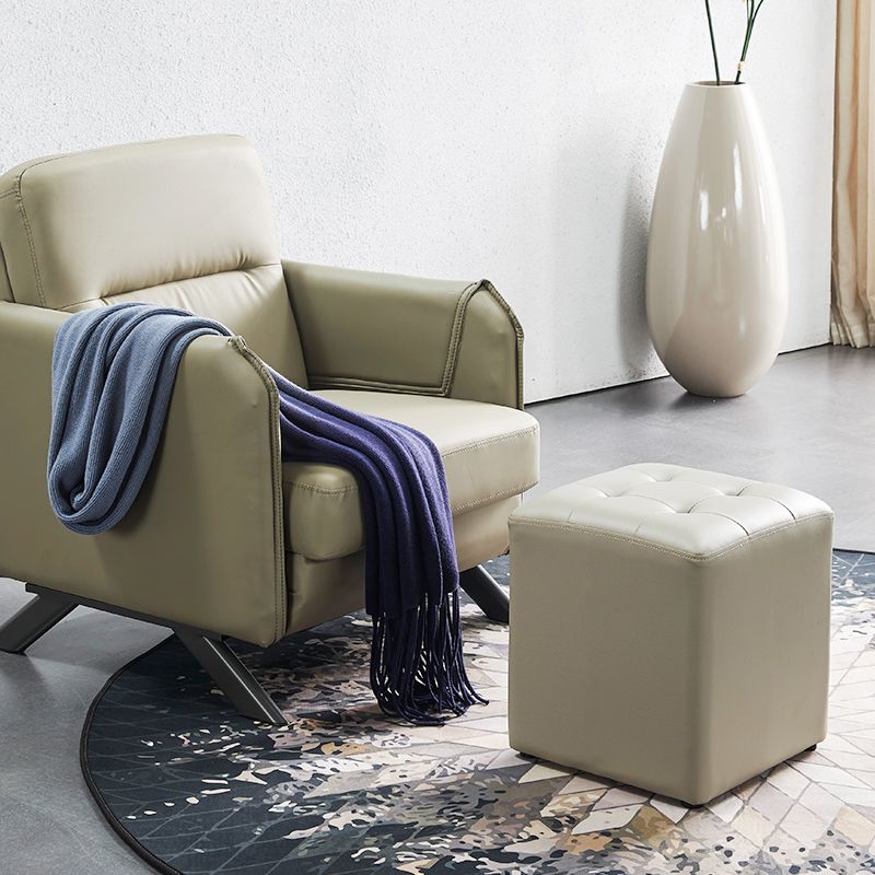 White Modern Square Standard Stain Resistant Standard for Drawing Room