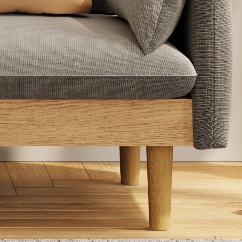 Coton Cotton Coton Coton Haut SOFA 29.53 "High Loose Back Coverred Sofa