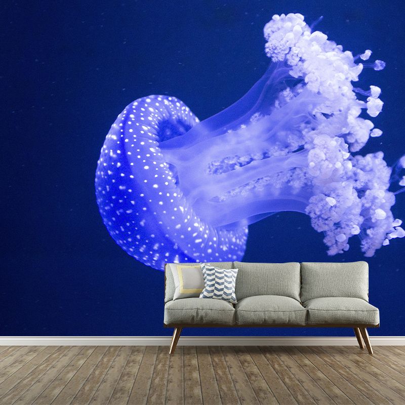 Contemporary Underwater World Wall Mural Wallpaper Eco-friendly in Bright Color