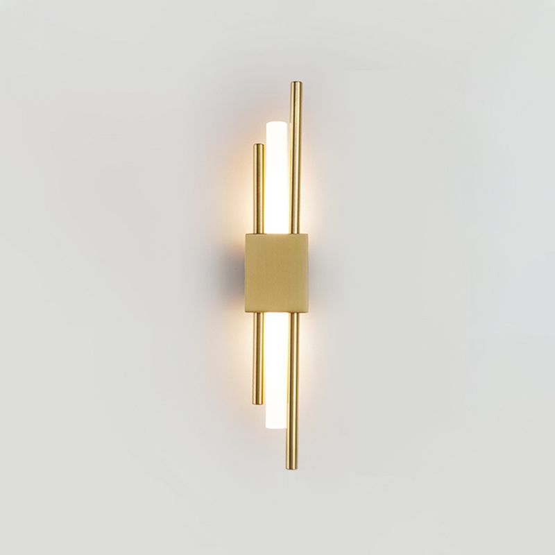 Iluminación de la pared de la pared cilindro luces de pared modernas metal 1 lámparas de luz de luz