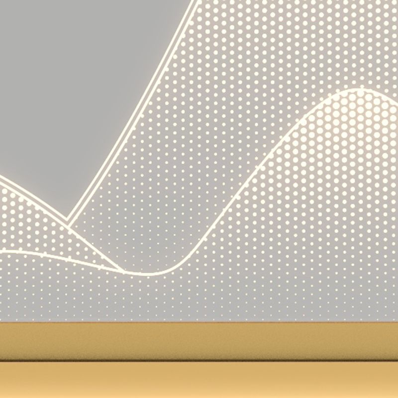 Éclairage d'îlot de cuisine moderne Métal linéaire 1 luminaire d'îlot d'éclairage