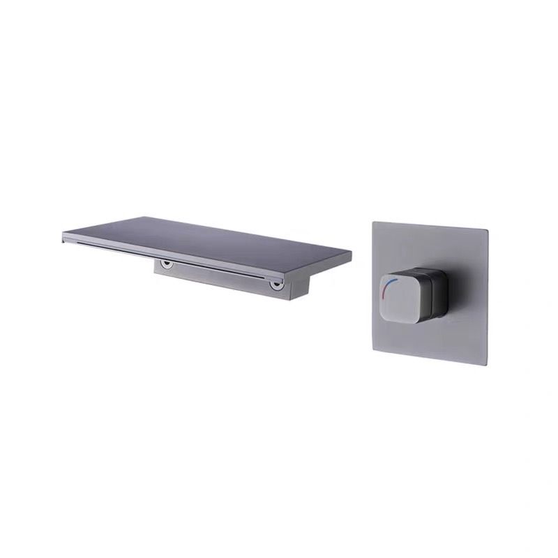 Modern Tub Faucet One Handle Copper Wall Mounted Bathtub Faucet