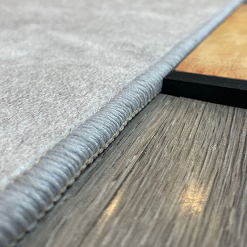 Grijs modern tapijt geometrisch patroon polyester gebied tapijt niet-slip achterste tapijt voor woonkamer