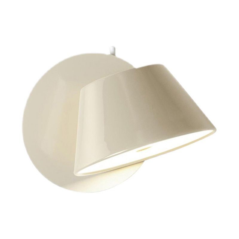 Modern Simple Metal Wall Light Cone Shape Rotatable Wall Lamp for Living Room