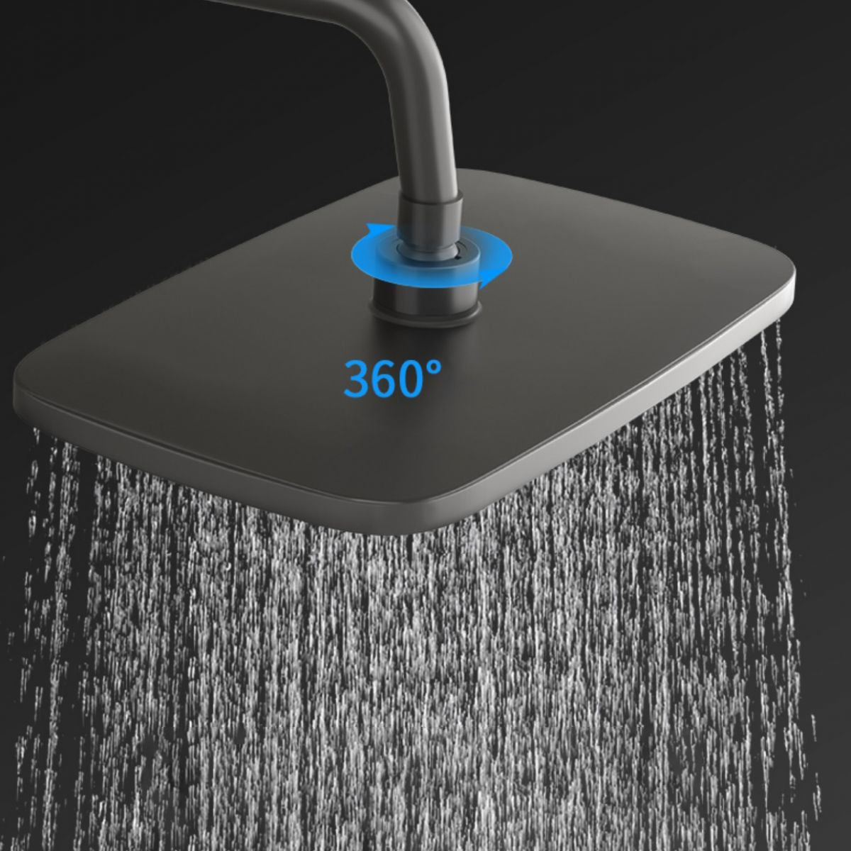 Modern Shower Combo Brass Handheld Shower Head Wall Mounted Shower Set