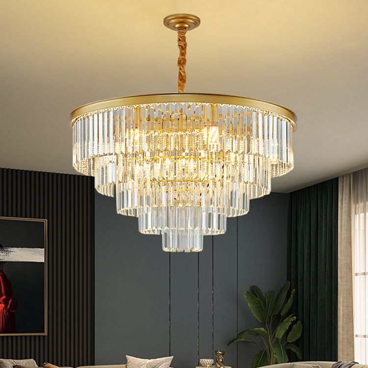 Modern Style Geometric Island Light Fixtures Crystal Island Pendants for Kitchen Island