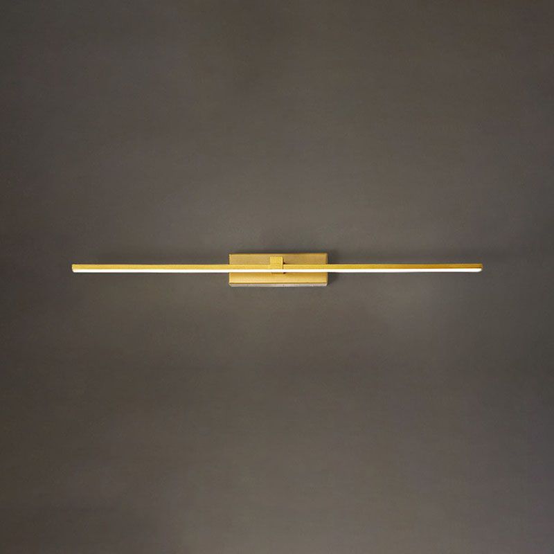 Moderne minimalistische lineare LED -Wandlampenmeldeslampe mit Acrylschatten
