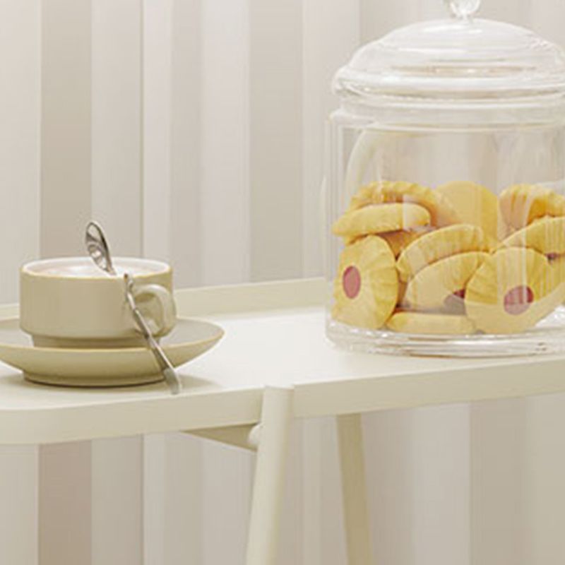 22"H Contemporary Corner Table Metal Double Tier Accent Side Table