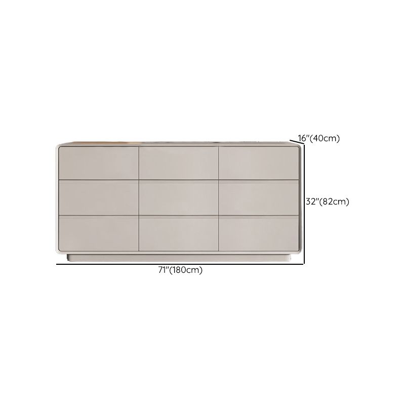 15.6-inch W Storage Chest Modern Manufactured Wood Storage Chest Dresser