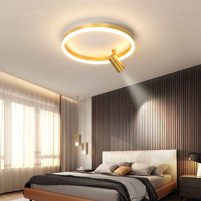 LED Bedroom Ceiling Light Fixture Modern Style Ceiling Mounted Light