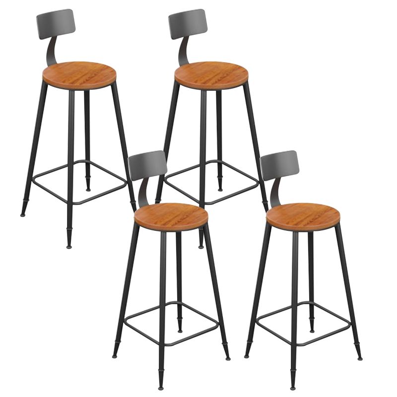 Contemporary Style 1/4/5/9 Pieces Solid Wood Rectangular Bar Table Set for Indoor