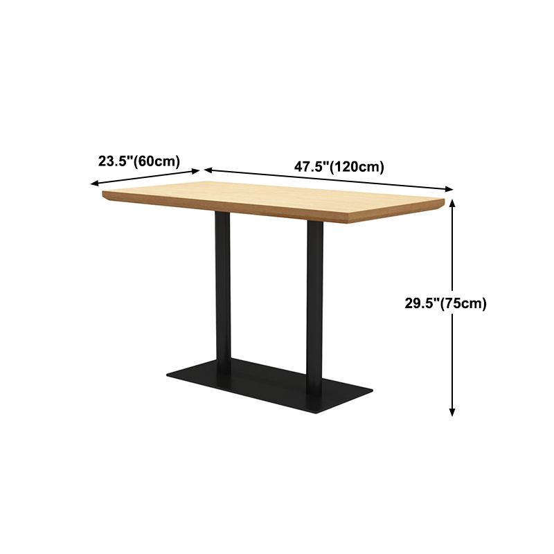 MDF Dining Site Table Industrial Style Dining Room Collection for Home
