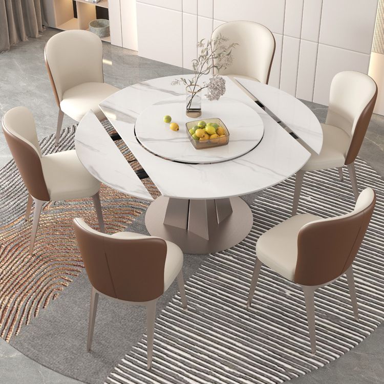 Modern Sintered Stone Dining Table Set 1/2/5/7 Pieces Dining Set for Home Use
