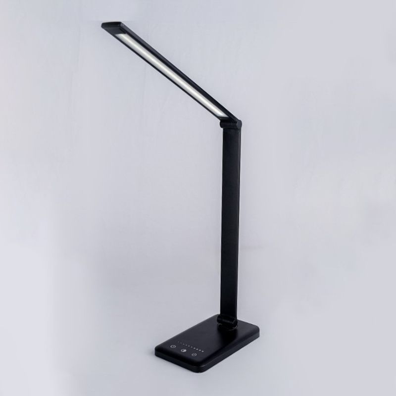 USB Table Lamp with Touch Control, Task Style Metal Folding Table Light