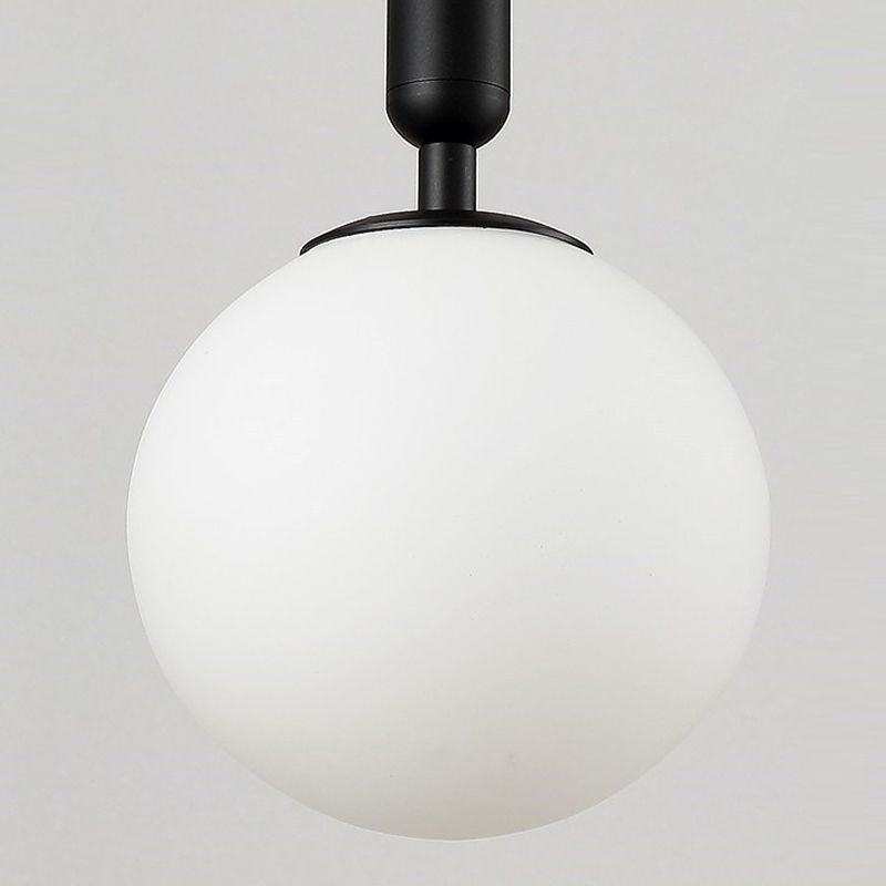 Contemporary Glass Shaded Lighting Black/Golden Wall Light for Room