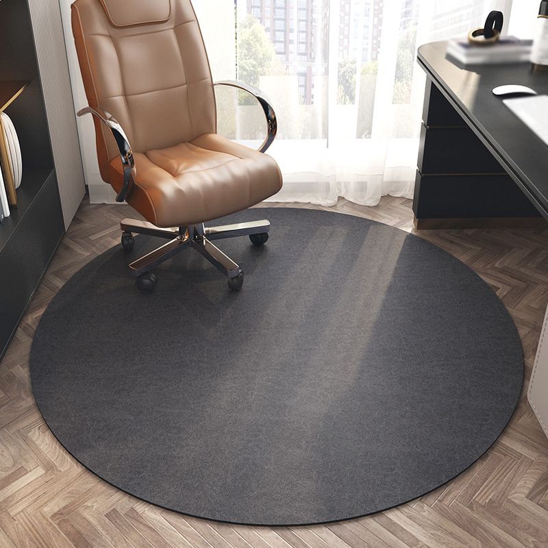 Coffee Modern Rug Polyester Solid Color Rug Washable Rug for Living Room