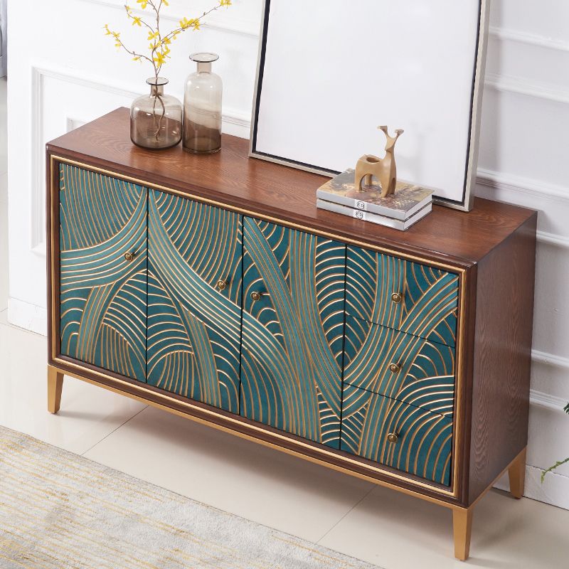 Modern Style Buffet Sideboard for Living Room with Engineered Wood Storage Sideboard