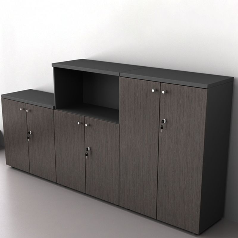 Modern Style Filing Cabinet Wood Vertical Filing Cabinet with Locking Storage