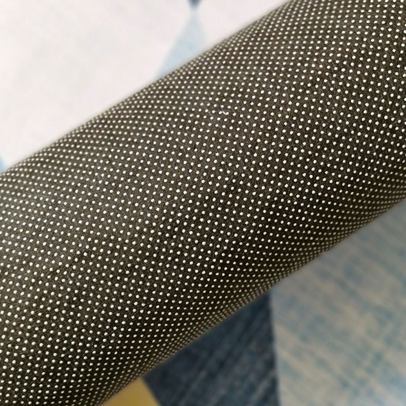Fancy Modern Area Carpet Plaid Pattern Polyester Area Rug Stain Resistant Rug for Living Room