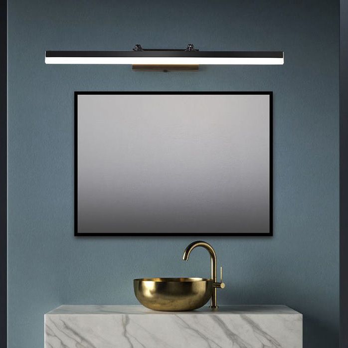 Accesorio de iluminación de pared luz de pared de metal led simple para el baño