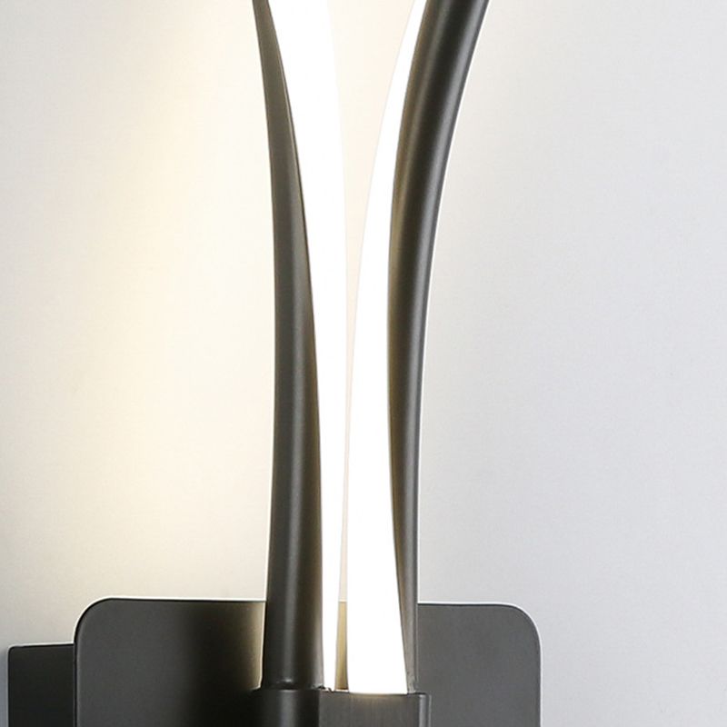 Nachtwandlicht moderner Minimalismus führte zwei Lichtmontage -Beleuchtung