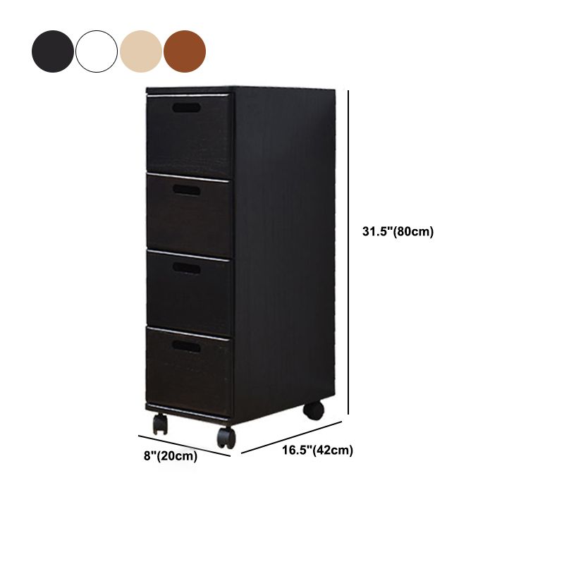 Solid Wood Rectangle Accent Chest with Drawers Chest 7.87" Long