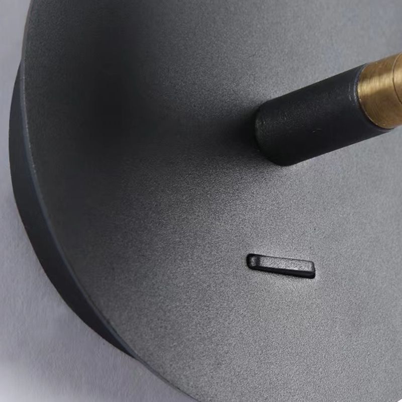 Nordic Style Iron Wall Light Cylinder Shape Rotatable Wall Lamp for Bedroom