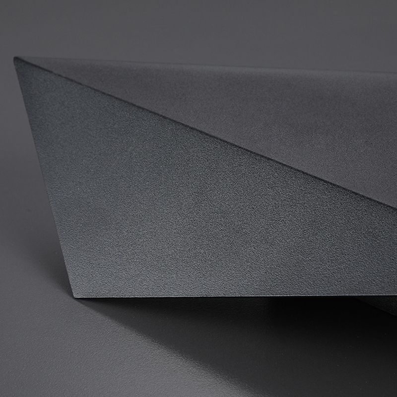 Black LED Wall Lamp Modern Wall Mount Lamp with Acrylic Shade for Bedroom