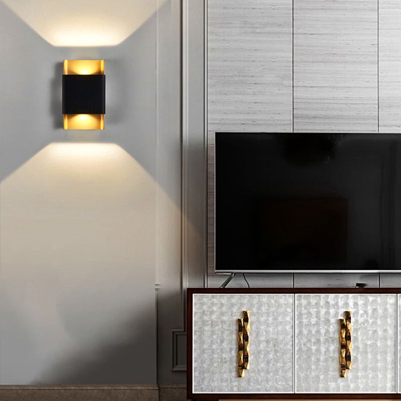 Rectangle 2 - Light Wall Flush Mount Light Modern Aluminum Wall Light