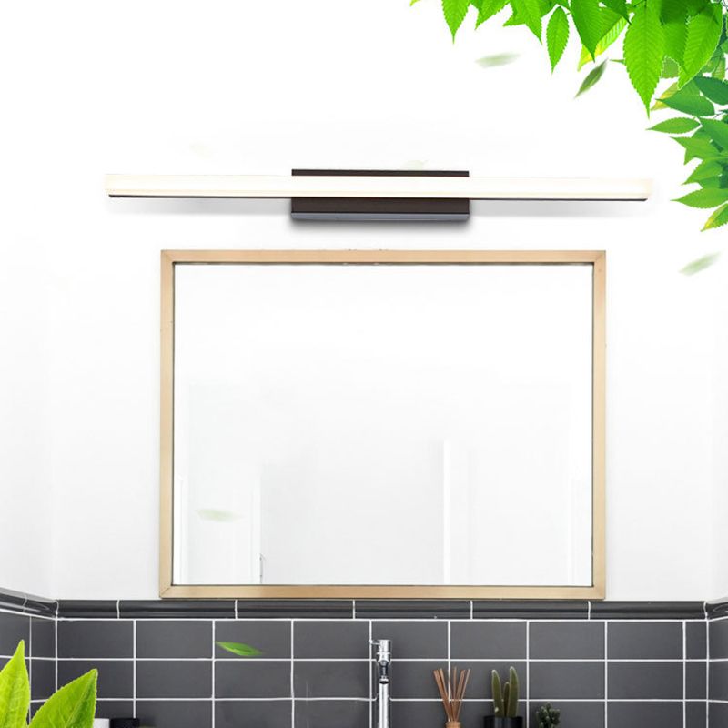 Zwarte rechthoek Wand SCONCE LICHTING Hedendaagse stijl LED metalen wandlicht SCONCE