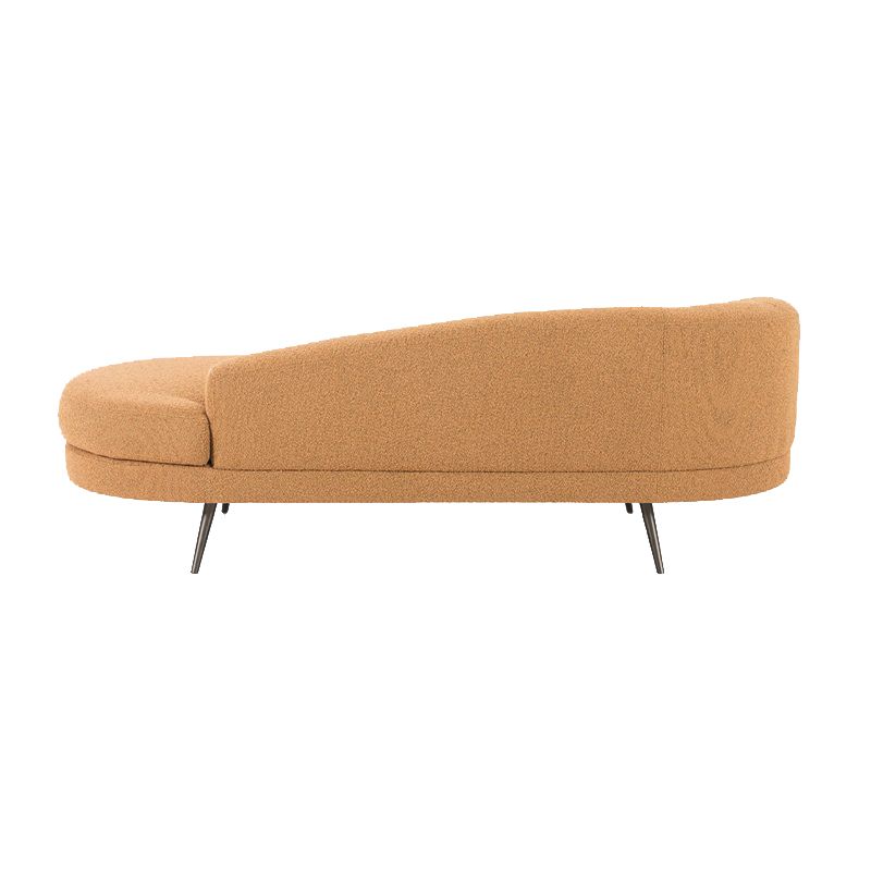 70.9" L Contemporary Recessed Arm Chaise Lounge with Cushion