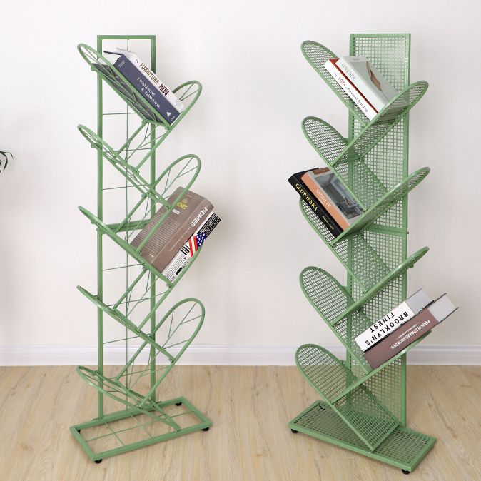 Modern Style Shelf Bookcase Metal Etagere Bookshelf with Shelves