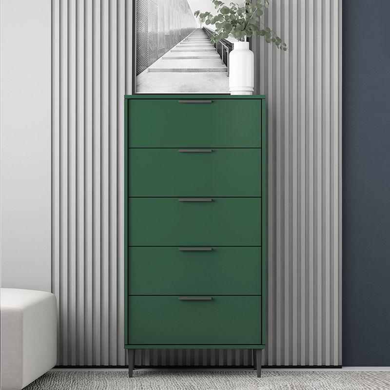 Vertical Wood Contemporary Dresser Bedroom Lingerie Chest Dresser with Drawer