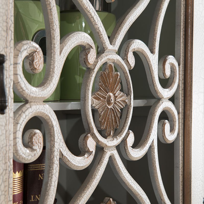 Industrial Accent Cabinet with Drawers and Bracket Legs Side Cabinet