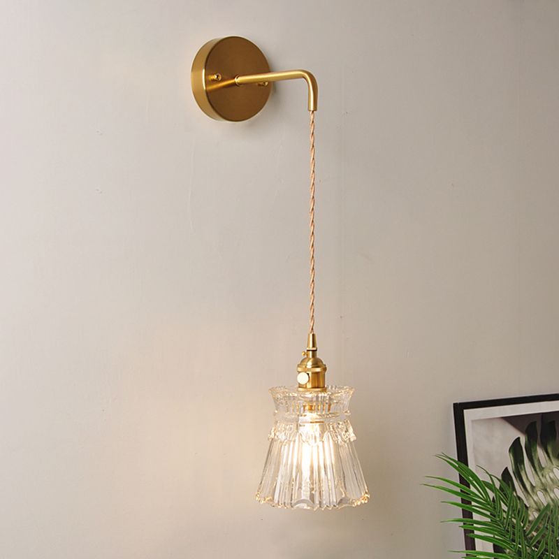 Gold Sconce Lights Modern Wall Lamp Fixture Mur Murding Affichage pour chambre à coucher