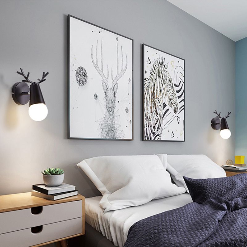 Contemporary Colorful Wall Light Sconce Creative Wall Light Fixture for Bedroom