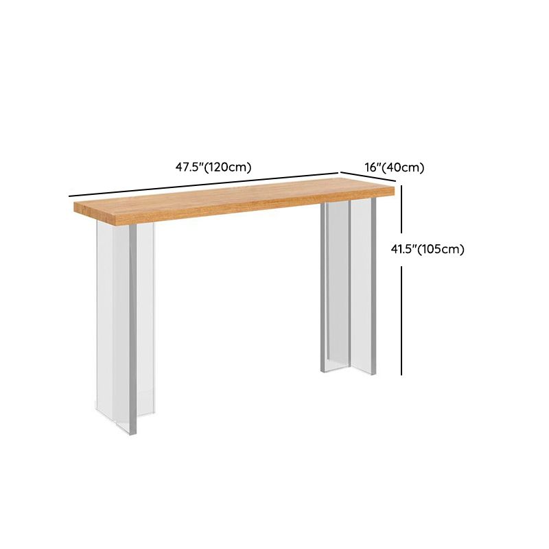 Contemporary Bar Set 1/2/3 Pieces Solid Wood Pub Dining Set for Dining Room