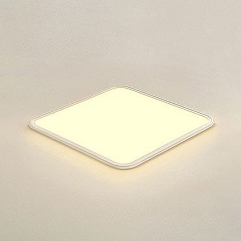 Aluminio cuadrado cuadrado de montaje de montaje de montaje LED de estilo simple cerca de la lámpara de techo