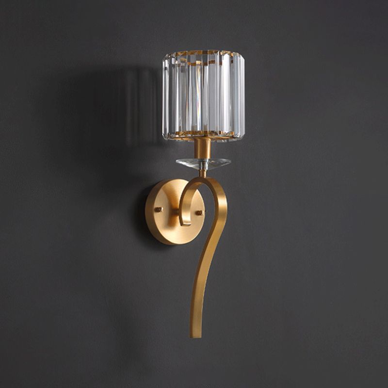 Unique Shape Wall Mount Light Fixture Modern Wall Mounted Lighting in Gold Fixture