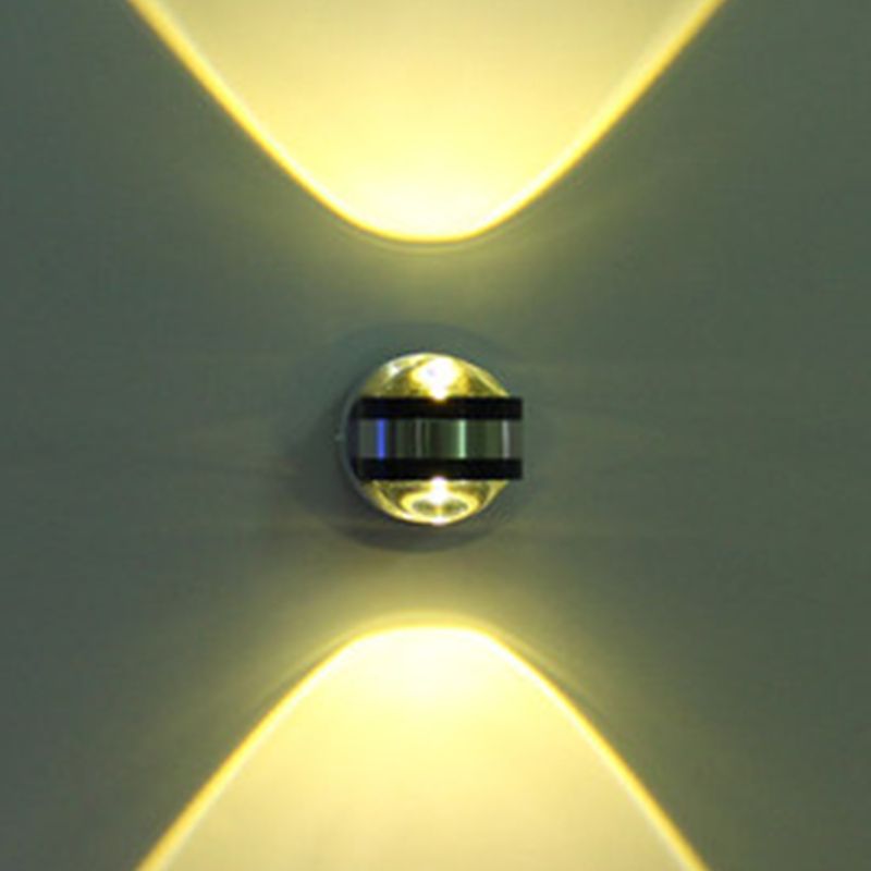 Contemporary Style Geometric Wall Lighting Metal 2 Lights Wall Sconces