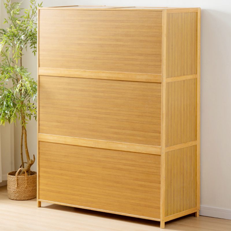 Traditional Natural Wood Wardrobe Freestanding Wardrobe with Soft Close Doors