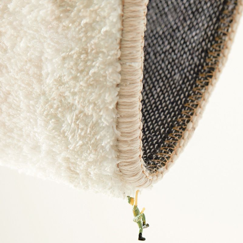 Pink Animal Rug Polyester Simple Rug Stain Resistant Rug for Living Room