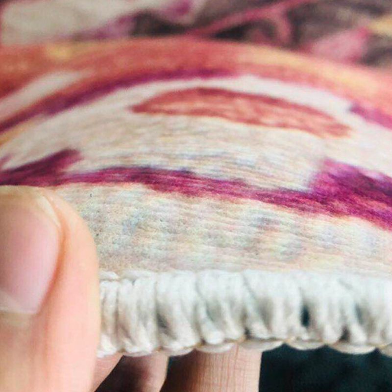 Gold Contemporary Rug Polyester Graphic Rug Stain Resistant Rug for Home Decor