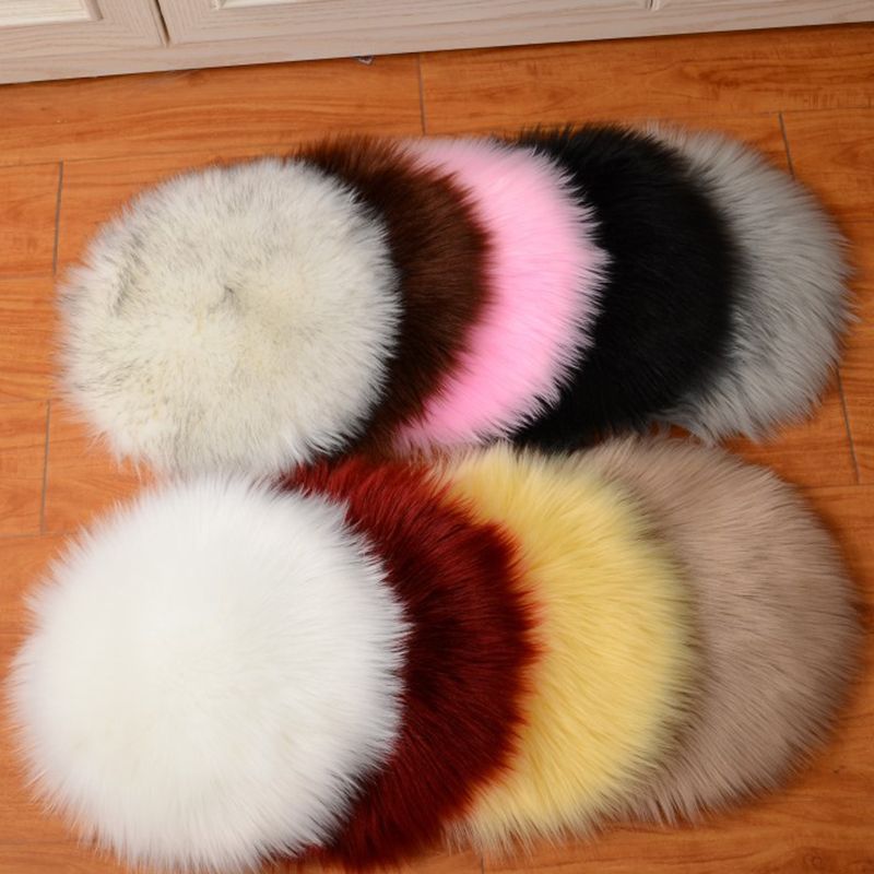 Tapis de couleur unie calmatrice multi-couleurs moelleux tapis de tapis moquette non glip