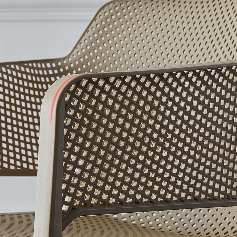 Sillas de comedor estilo moderno Sillones apilables con patas de plástico