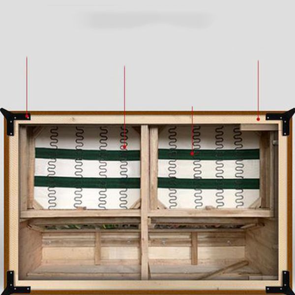 32"H Glam Sectional Sofa White Leather Cushion Back Sleeper Sectional